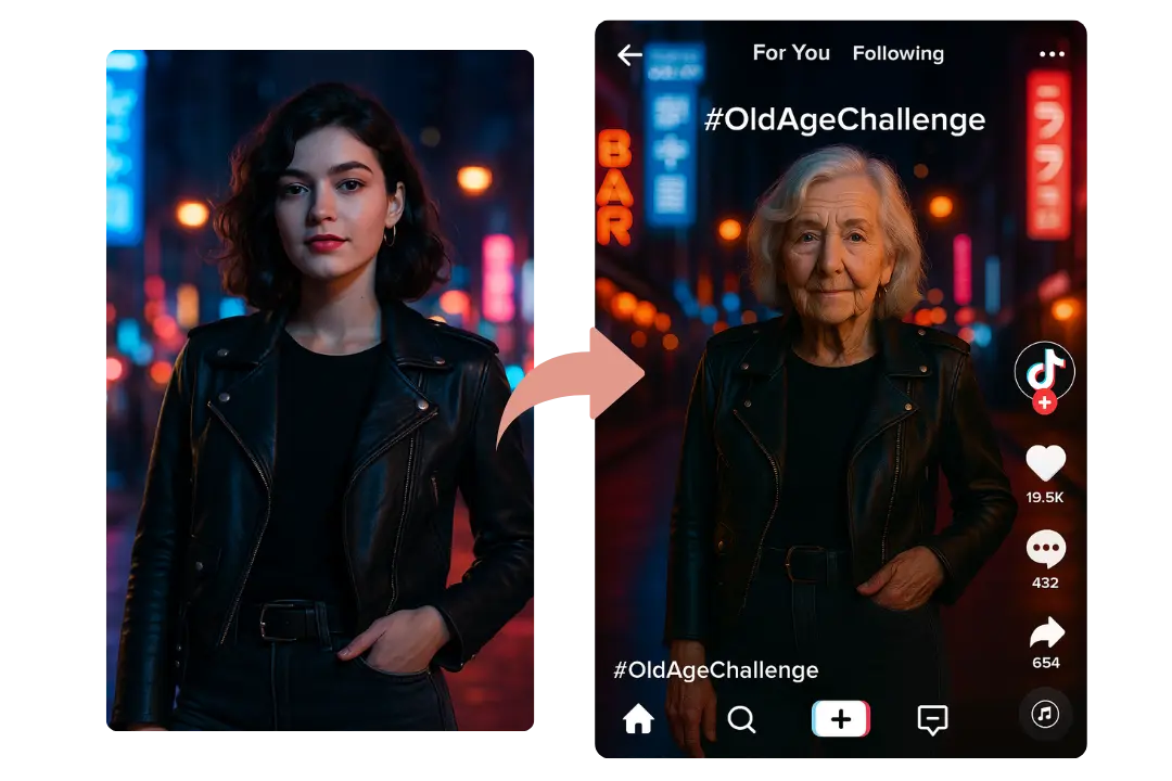 One-Tap Old Age Filter Online Free for Viral Social Trends