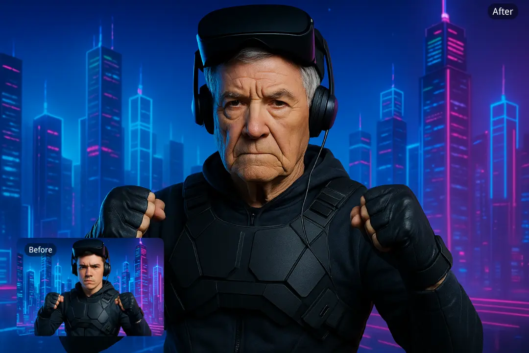 Age Filter Avatars for Immersive VR Worlds