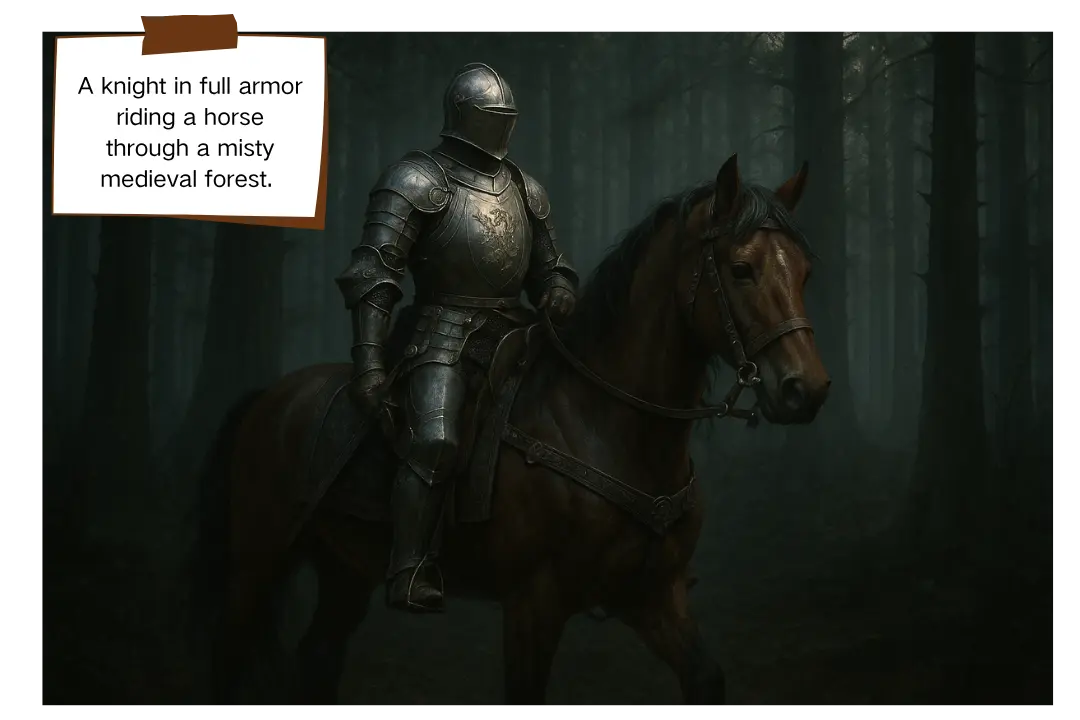 Transform Your Text Descriptions into Medieval Artwork