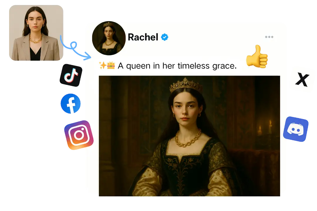 Create Medieval Avatars from Your Selfie for Social Media