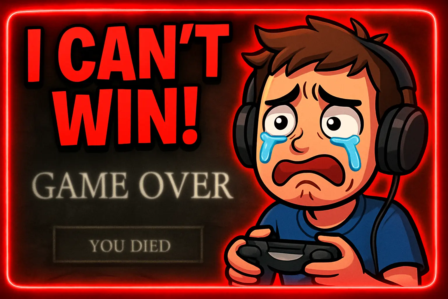 Use the Sad Face Filter for Dramatic Gaming Thumbnails