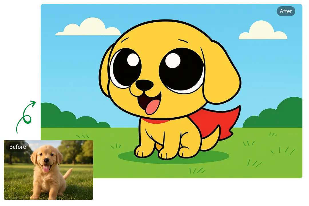 Créez des images mignonnes d'animaux en version Supers Nanas avec le filtre des Supers Nanas
