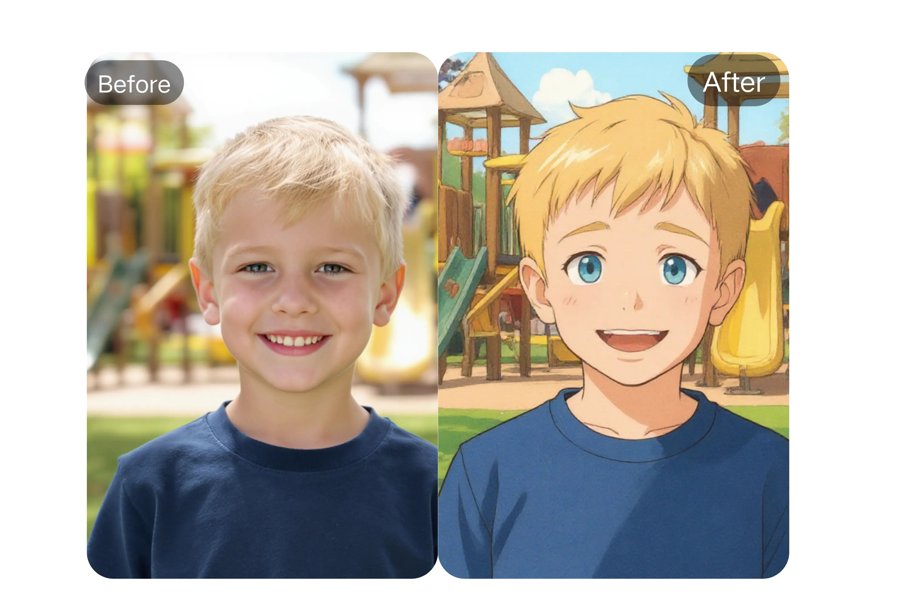 Photo-to-Photo AI Boy Transformation