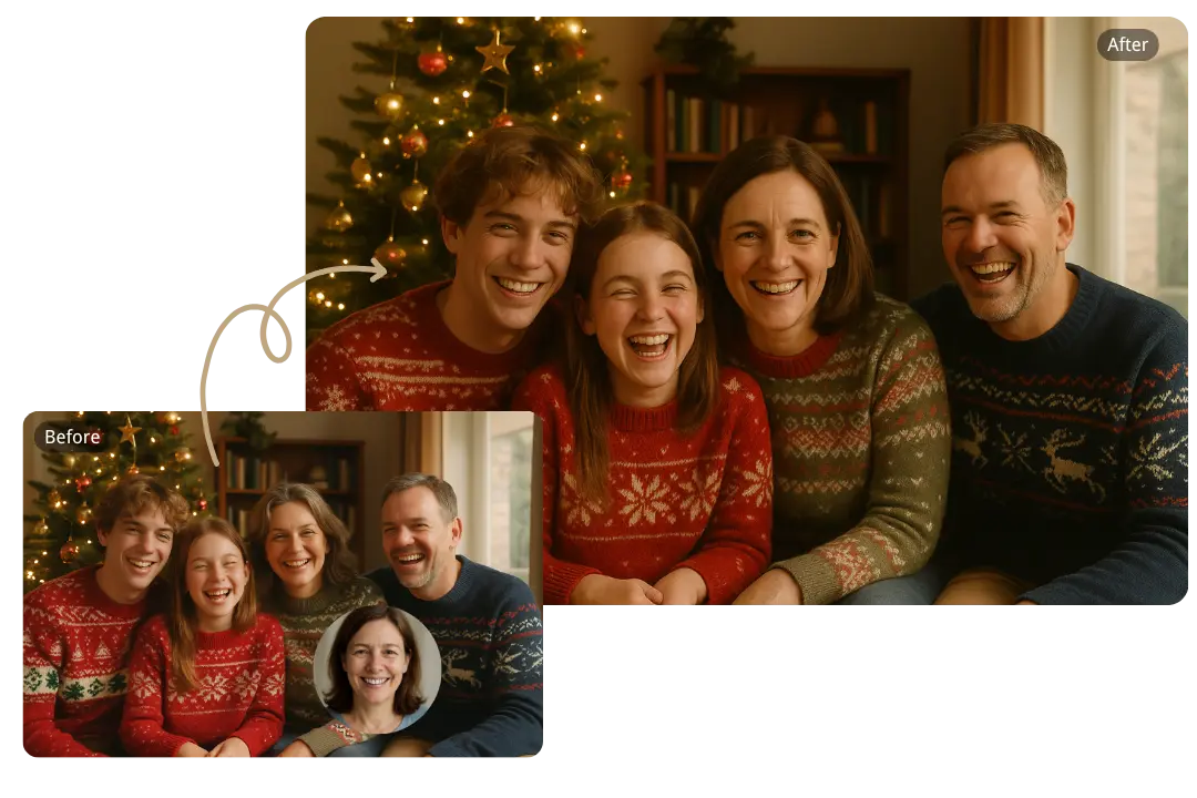 Free Body Swap AI for Funny Family Edits