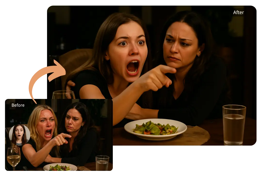 Create Viral Memes with Seamless Body Swaps