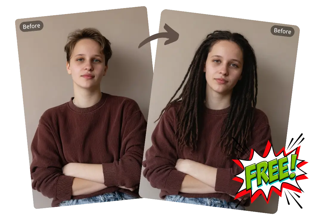 Free AI Dreadlocks Hair Filter for Easy Previews