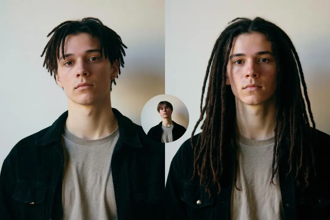 Realistic AI Dreads Hair Filter for Every Hair Type