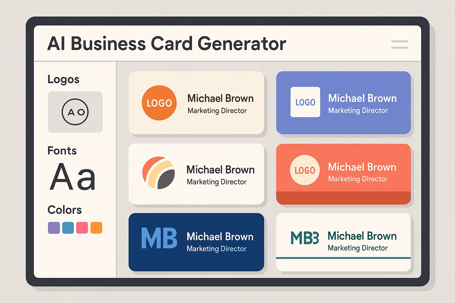 Customizable Business Card Designs