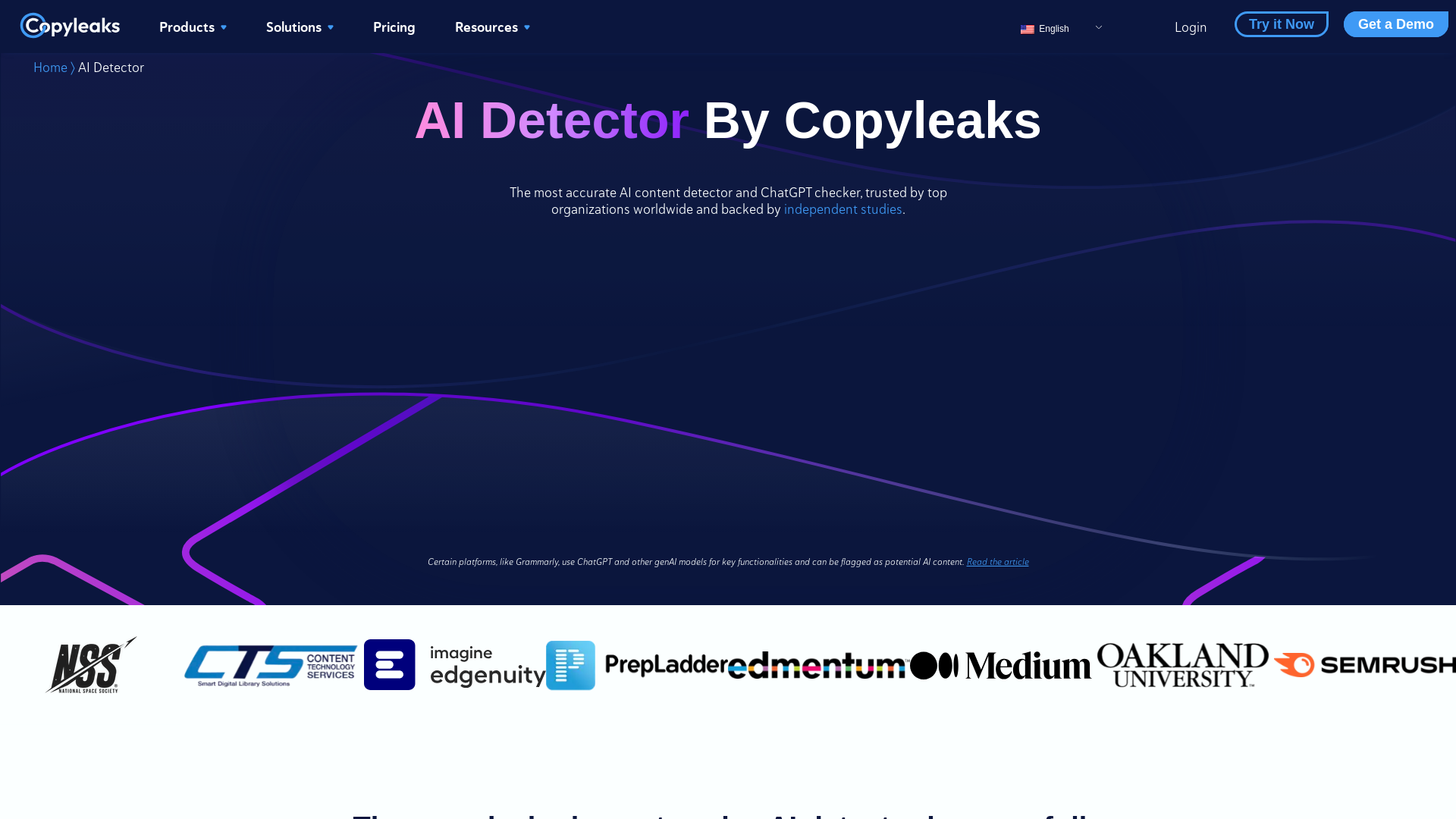 Copyleaks AI Detector