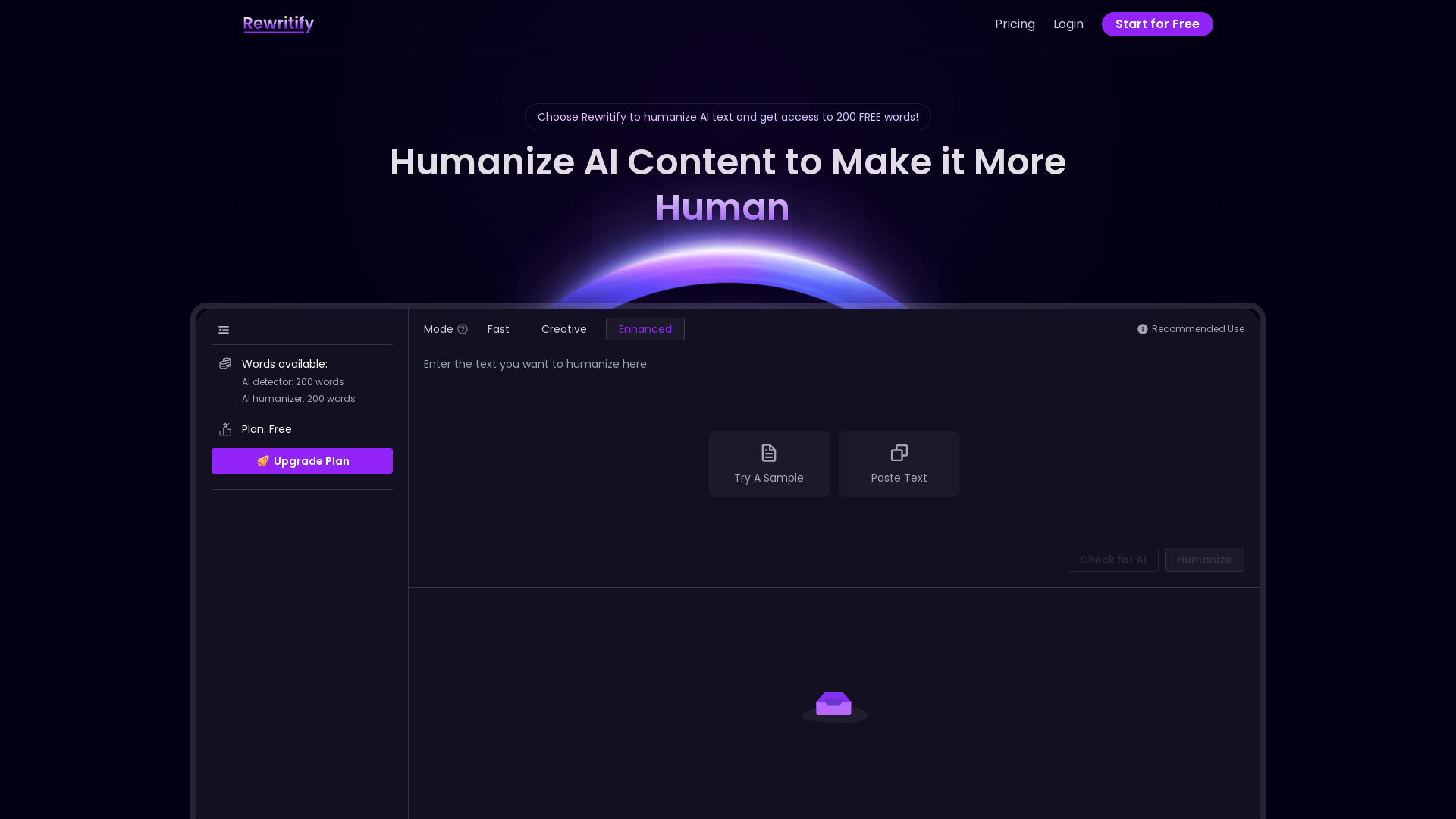 Rewritify Humanize AI generated Content And Bypass AI Detection 