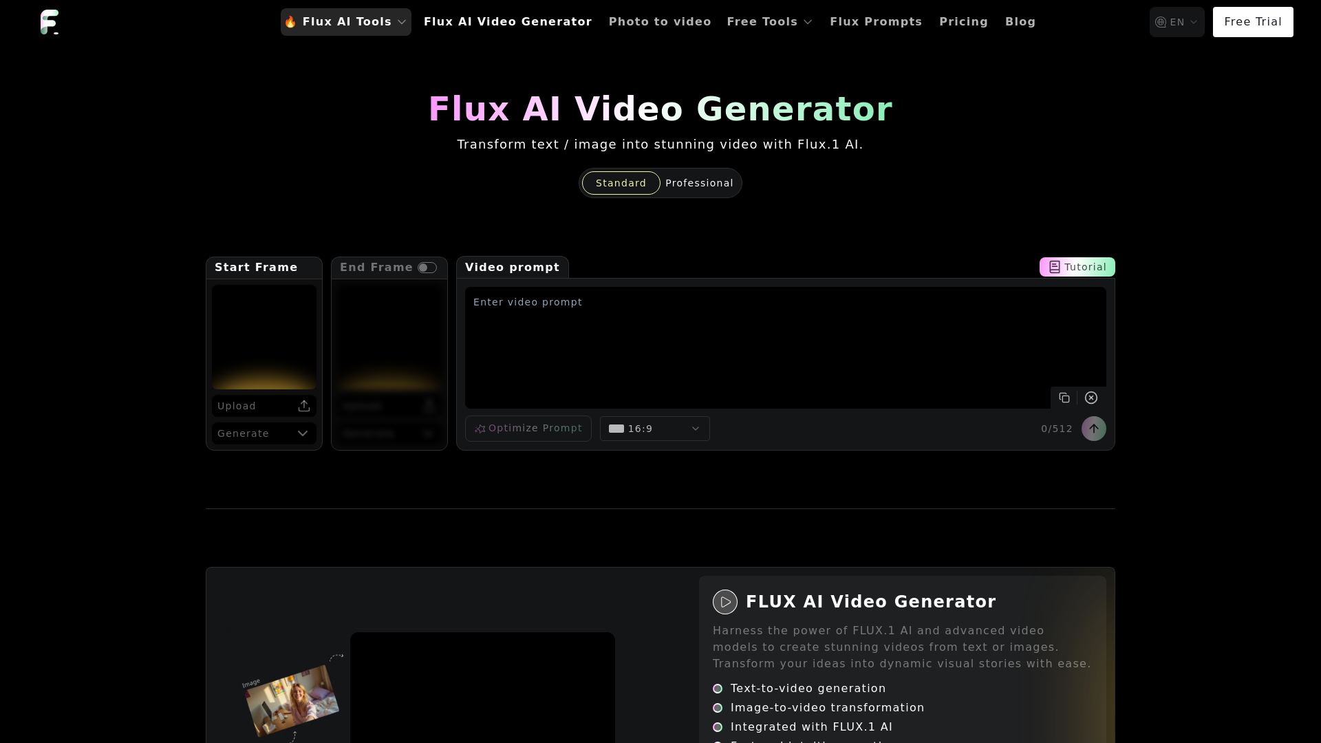 Flux Image to Video AI