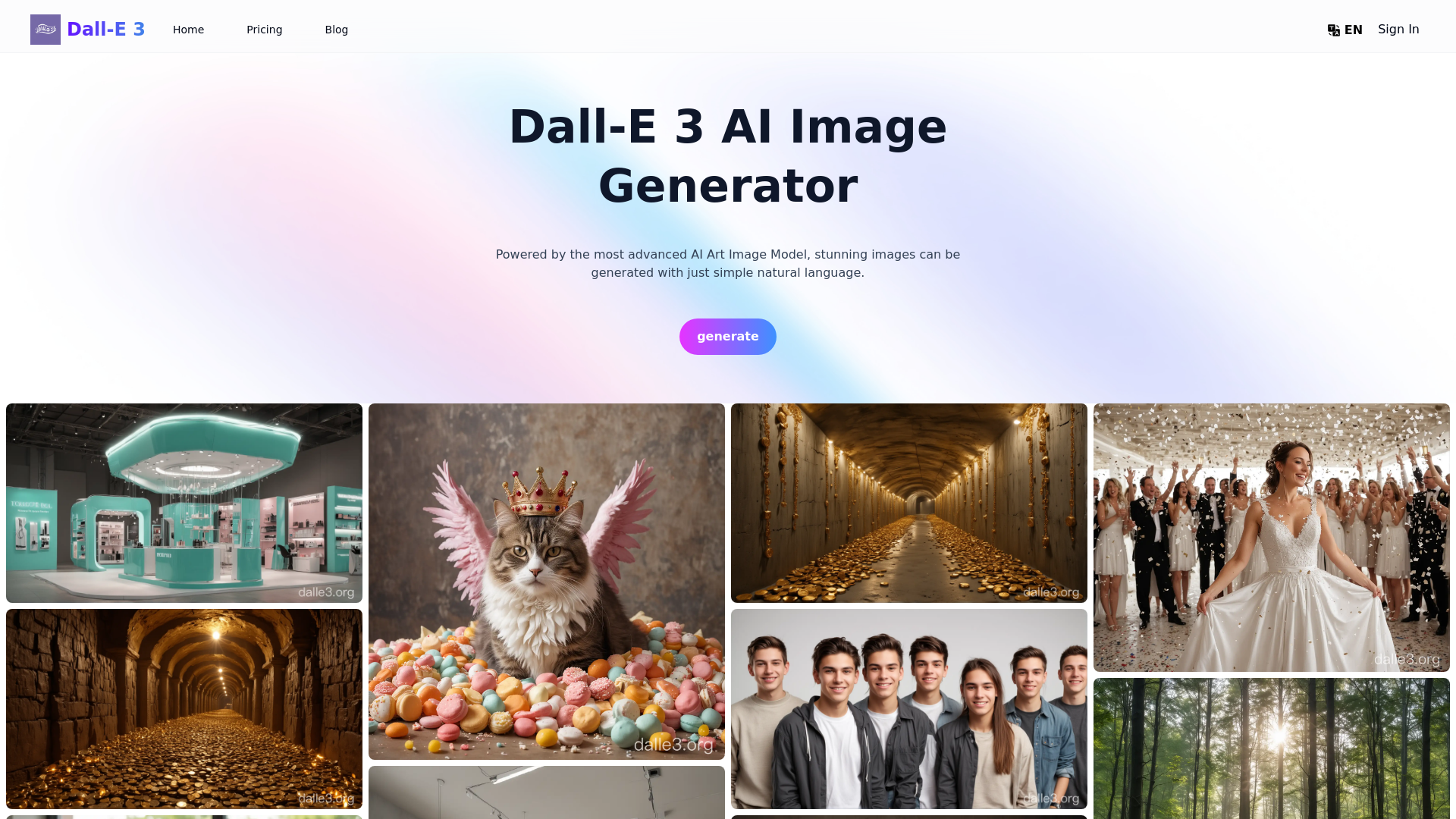 Dall-E 3 AI Image Generator