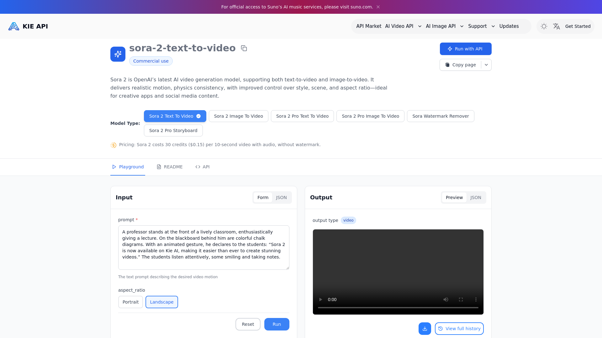 Sora 2 API (Unofficial)