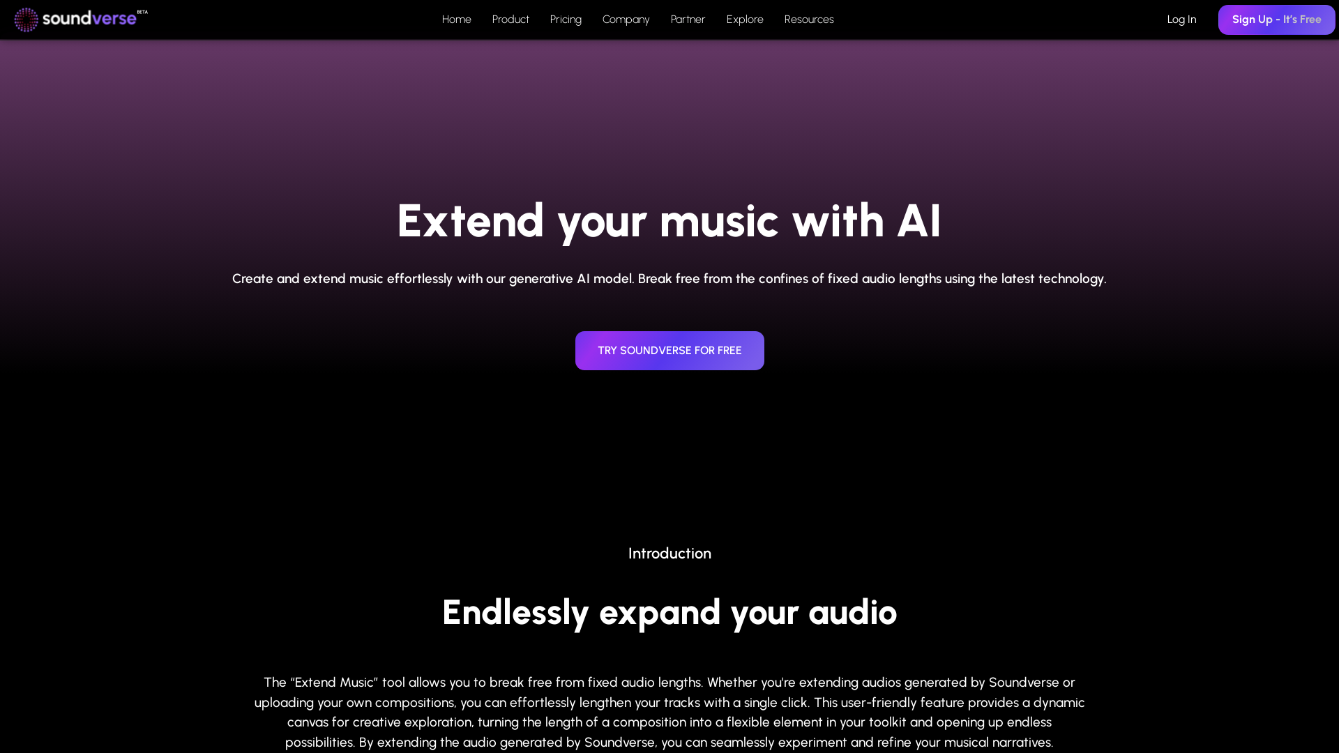 Extend Music AI