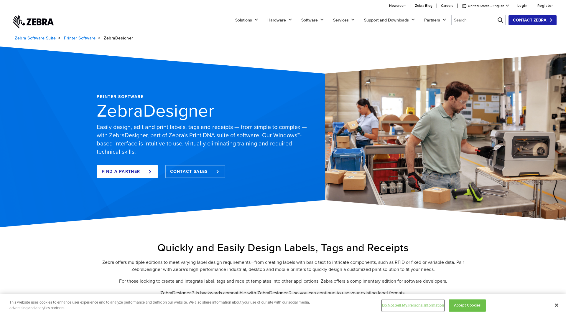 Zebra Designer