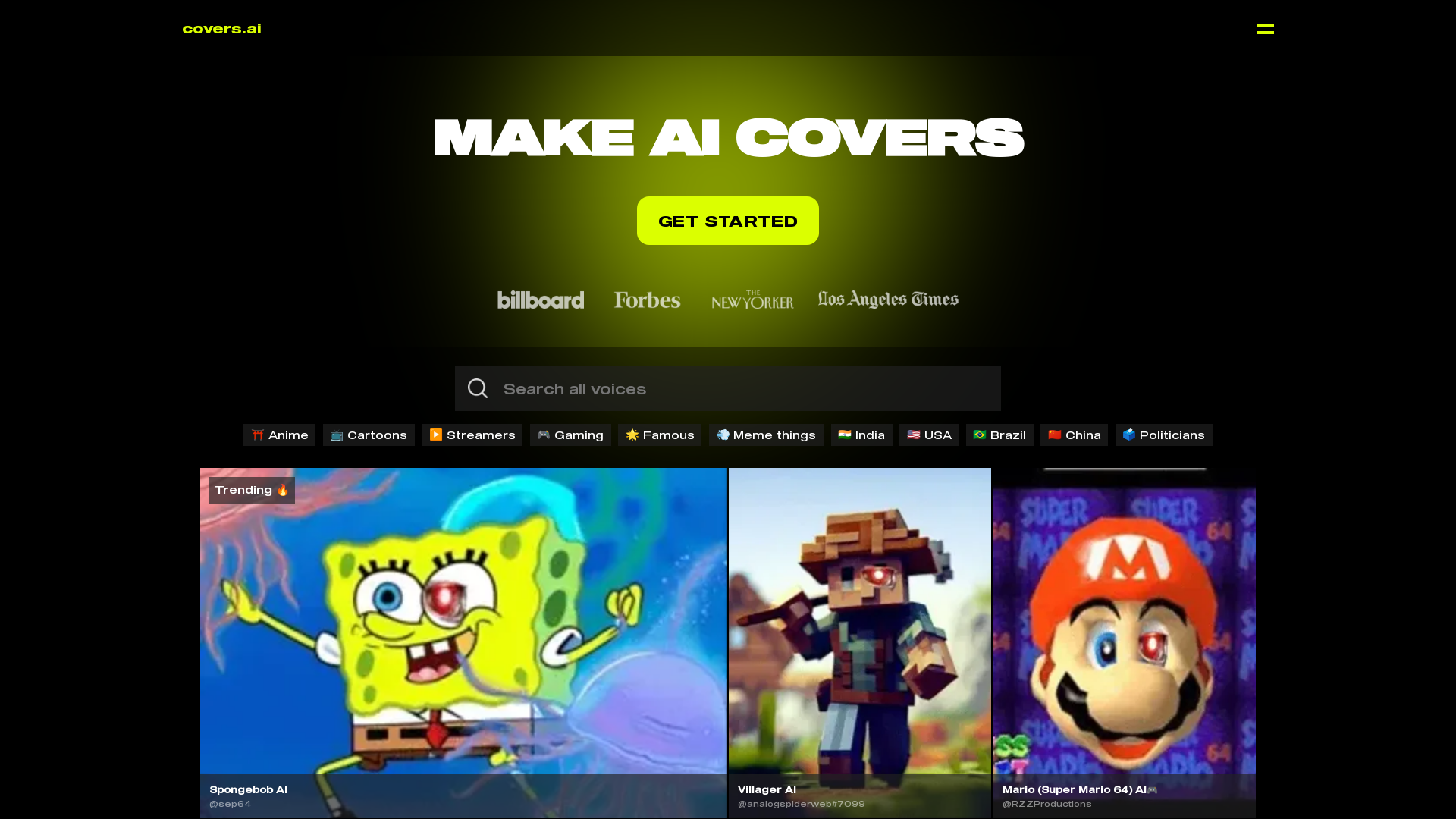 Covers AI