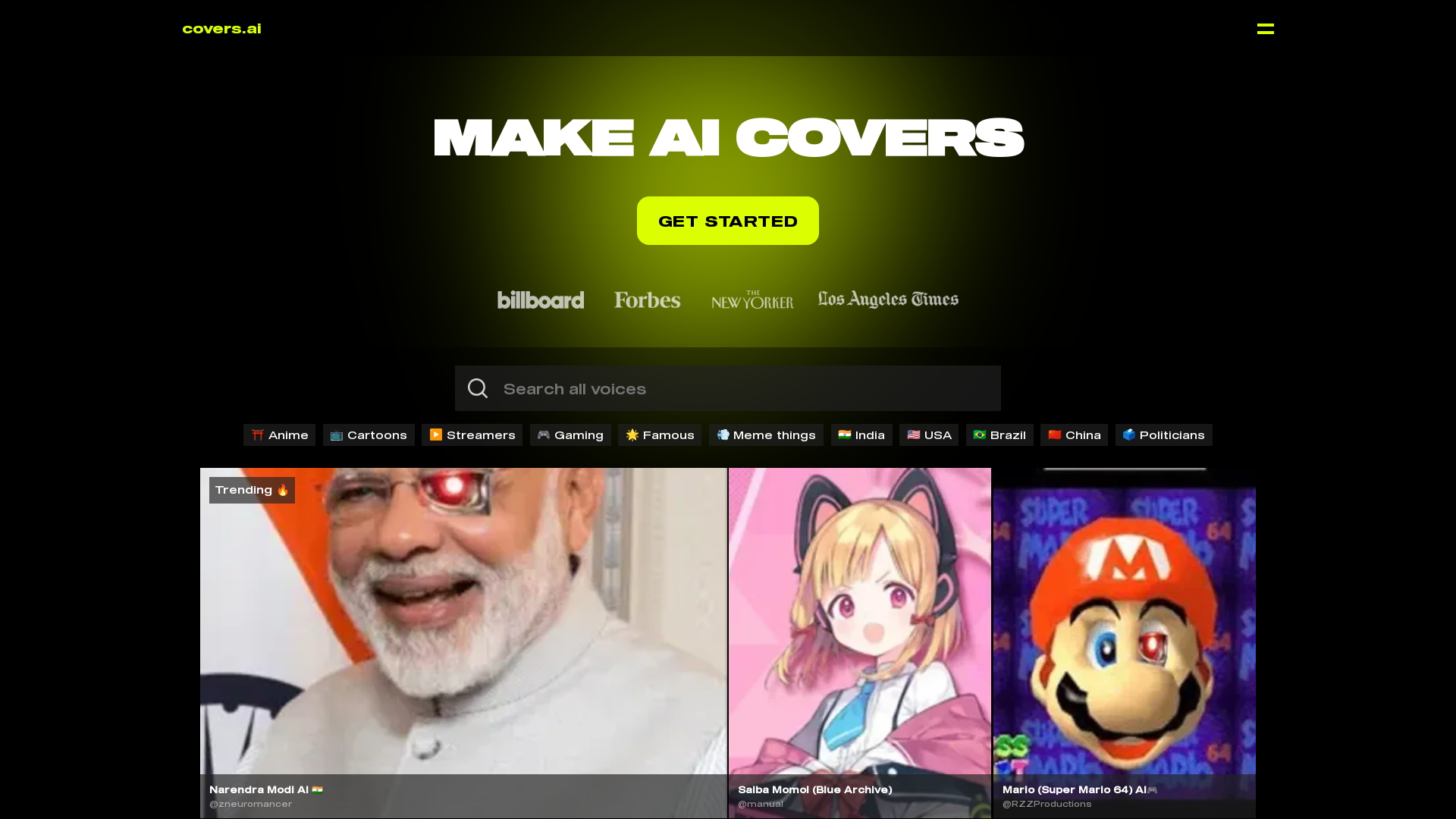 Covers AI