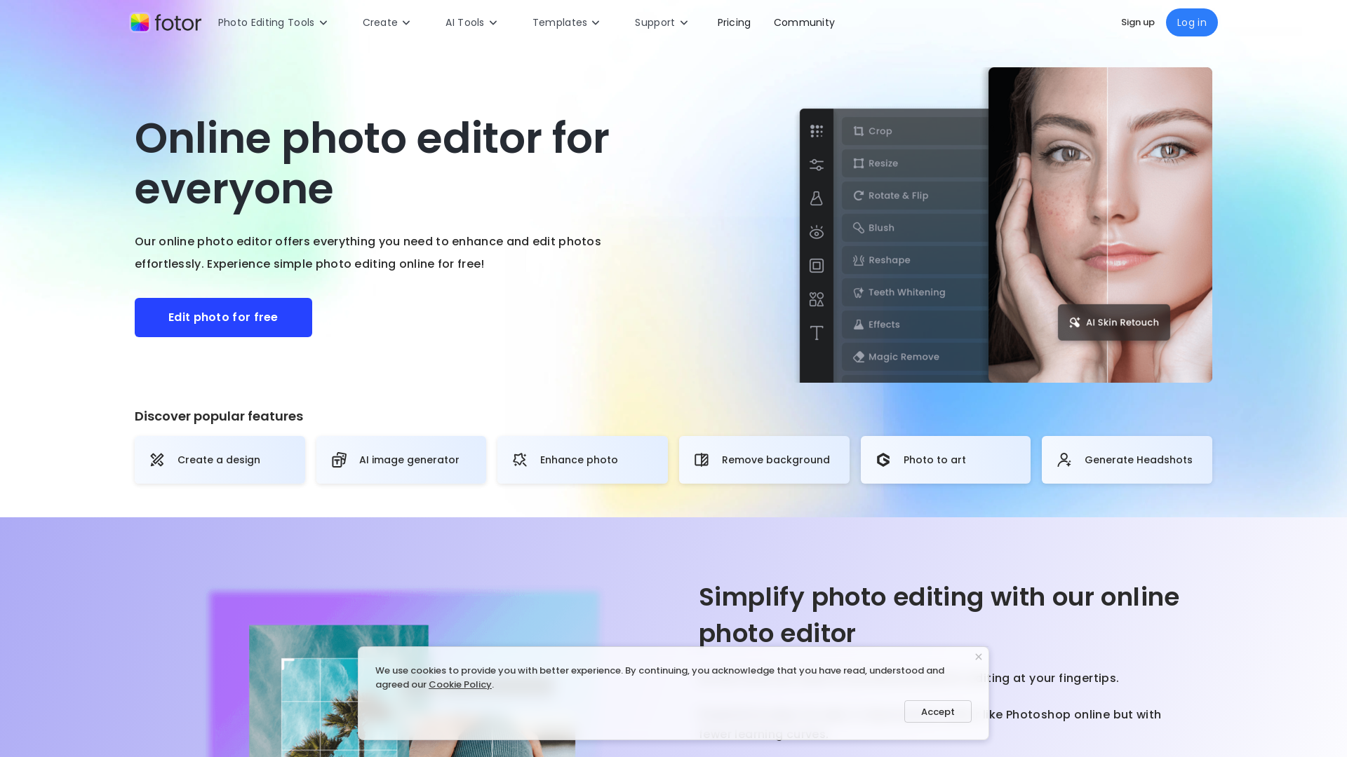 Fotor AI Image Editor