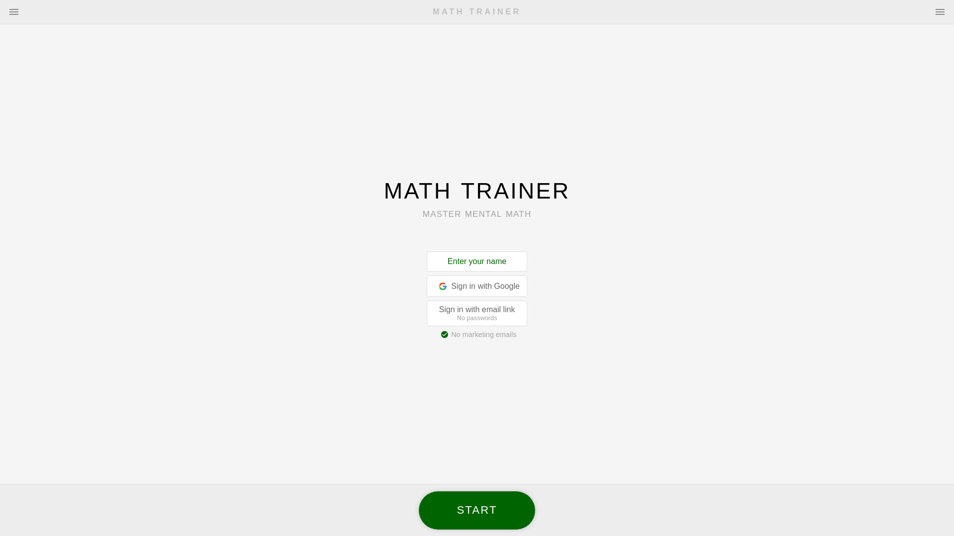 Math Trainer AI